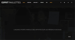 Desktop Screenshot of esprit-paillettes.com